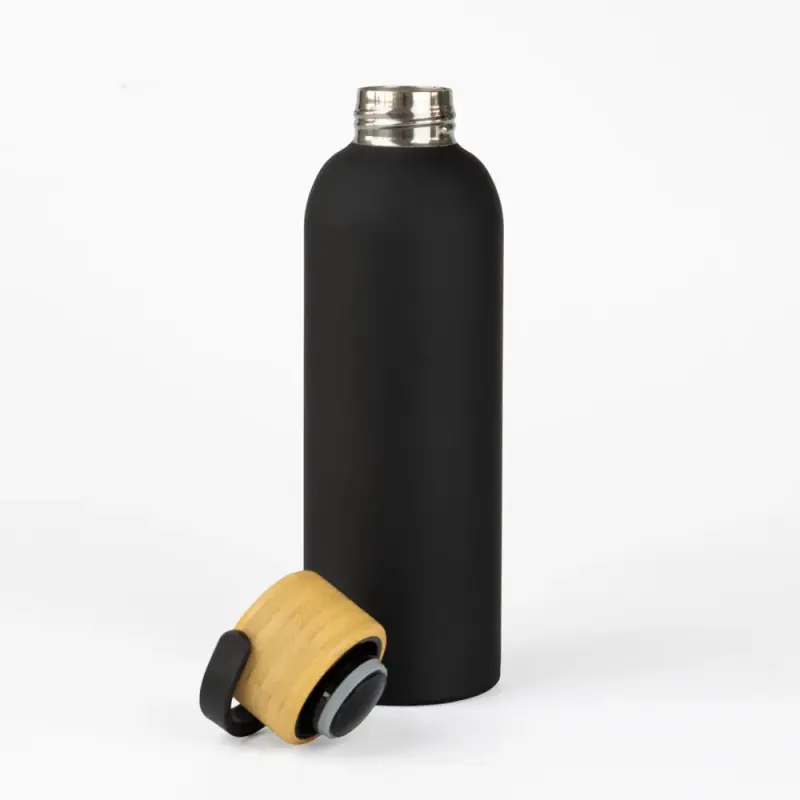 BOTELLAS TÉRMICAS TAPA BAMBU DS 500 ML