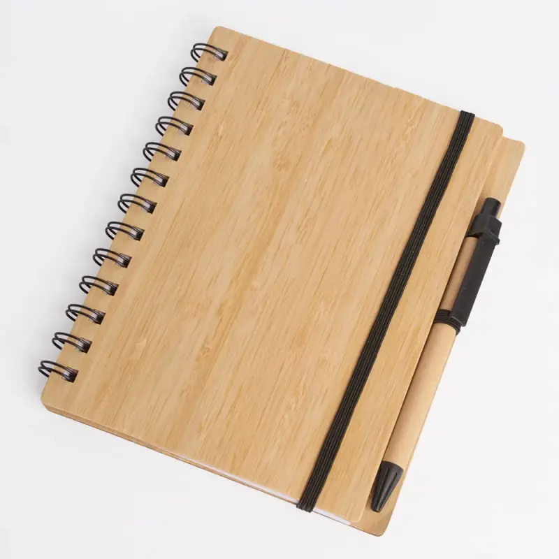 LIBRETAS TAPA BAMBU 18 x 14,5 CM 70 HOJAS DS
